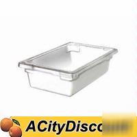 New carlisle 6EA. white commercial storage colanders