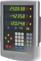 New newall C80 2 axis digital readout / dro for turning