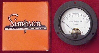 Simpson 3.5 inch microamp sensitive ac current meter