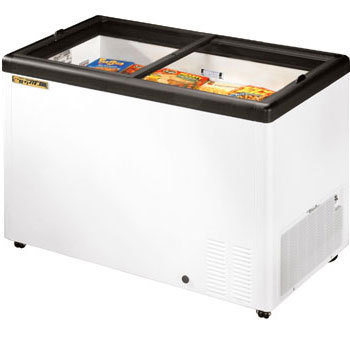 True thf-51FL spot freezer, horizontal, glass slide lid