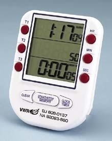 Vwr triple-display digital timer 575: 575