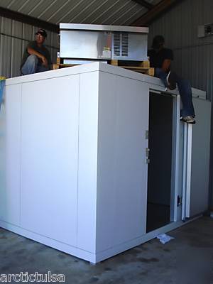Walk in compressor drop in unit, piped ready to run