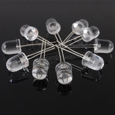 10 pcs 10MM 12000MCD ultra bright white led lamp light