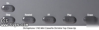 Dictaphone 1740 1741 mini cassette dictator