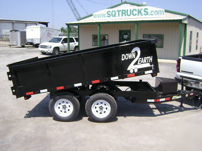 New 2010 down 2 earth dump trailer *brand and cheap* *