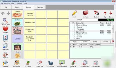 Restaurant pos system software