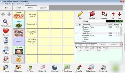 Restaurant pos system software