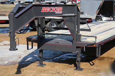 Sale 28' lo pro tandem dual gooseneck trailer-22,400# 