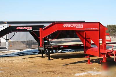 Sale 28' lo pro tandem dual gooseneck trailer-22,400# 