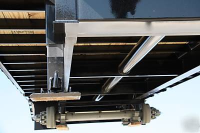 Sale 28' lo pro tandem dual gooseneck trailer-22,400# 