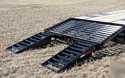 Sale 28' lo pro tandem dual gooseneck trailer-22,400# 