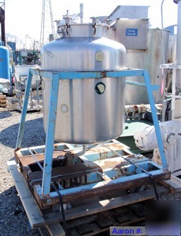 Used-javo n.v. alkmaar pressure tank, 100 gallon, stain