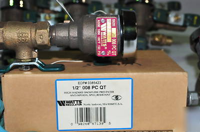 18) watts backflow preventor anti siphon 1/2