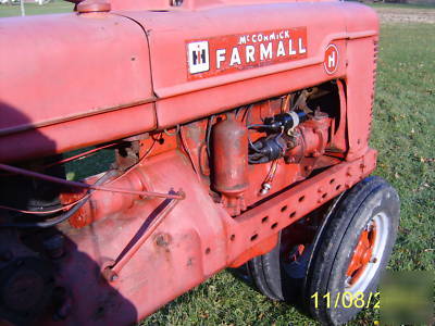 1940 40 farmall h antique farm agricultural tractor 