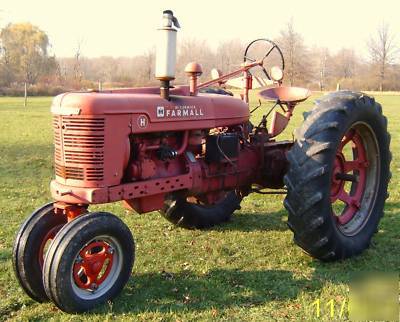 1940 40 farmall h antique farm agricultural tractor 