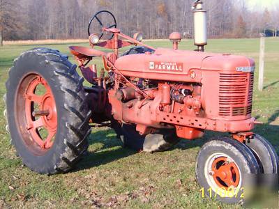 1940 40 farmall h antique farm agricultural tractor 