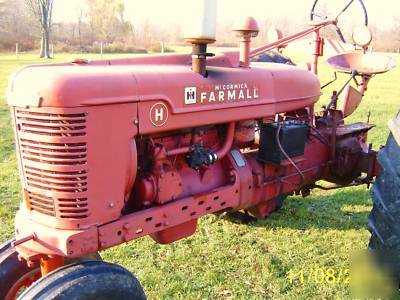 1940 40 farmall h antique farm agricultural tractor 