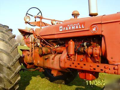 1940 40 farmall h antique farm agricultural tractor 