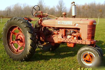 1940 40 farmall h antique farm agricultural tractor 