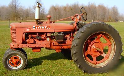 1940 40 farmall h antique farm agricultural tractor 