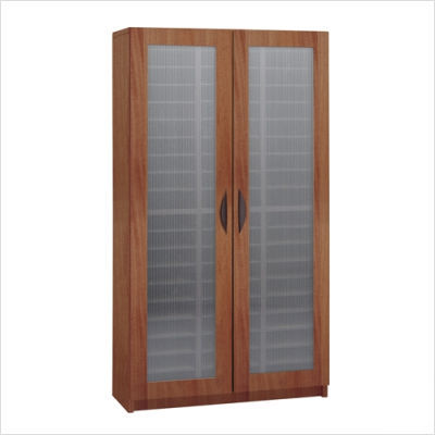 60 compartment literature organizer doors medium oak