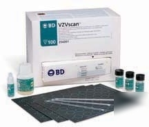 Bd vzvscan test kits, bd diagnostics 254201 100