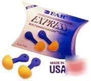 E-a-r express premium pod earplugs 100/pr corded 207065