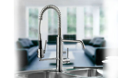 Elegant kitchen faucet (pro chef) 7714 italian made 