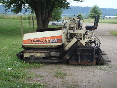 Leeboy 8000BH tracked asphalt paver, good condition