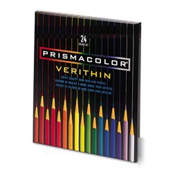 New verithin colored art woodcase pencils, 24 assort...