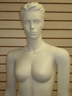 White color full-size female mannequin ab-28