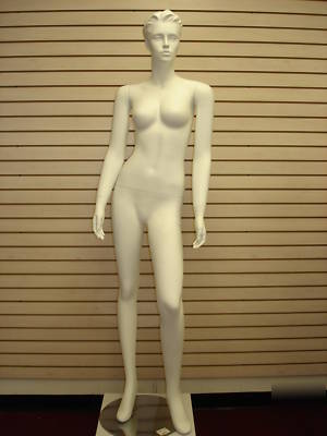 White color full-size female mannequin ab-28