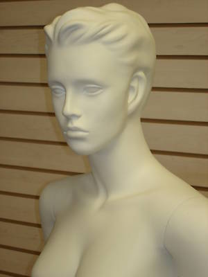 White color full-size female mannequin ab-28