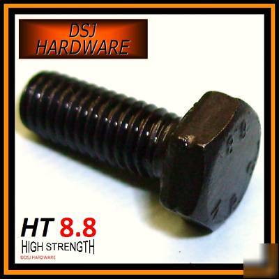 M4 x 10 high tensile grade 8.8 hexagon head bolt qty:10