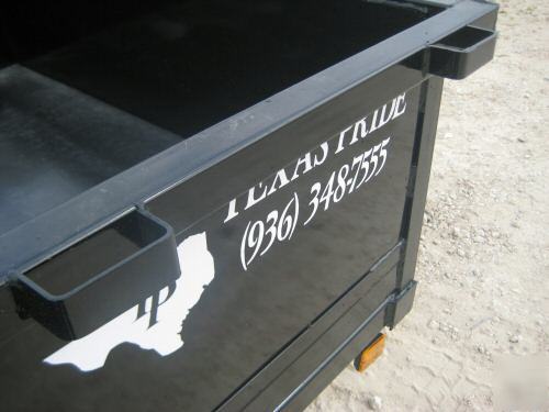 New 2010 6'X10' texas pride dump trailer 7K gvwr 