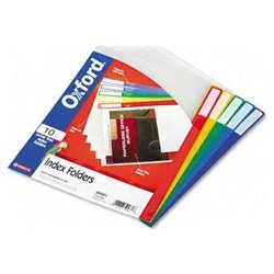 New clear poly expanding index folders, letter size,...