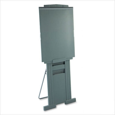 Quartet duramax portable presentation easel in gray