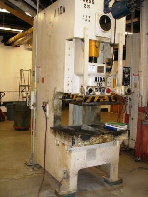 Used 110 ton aida c frame gap frame punch press