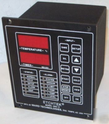 Ward 960-cb etchtek acid solvent bath temp controller