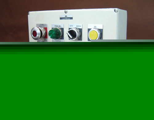 Enclosure, electrical, 15 push buttons, allen bradley