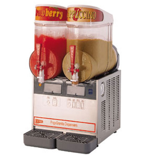 Grindmaster NHT2UL granita dispenser, (2) 2 1/2 gallon