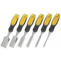 6PC wood chisel set by stanley tools 16-971