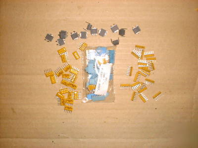 880 resistors, 240 capacitors in network-arrays +bonus