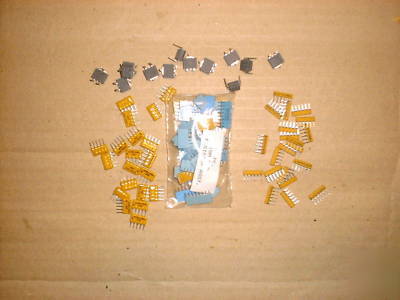 880 resistors, 240 capacitors in network-arrays +bonus