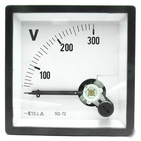 Ac analogue panel volt meter 0 ~ 300V current voltmeter