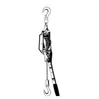 American power pull 1TON cable puller 12FT dual d 18500