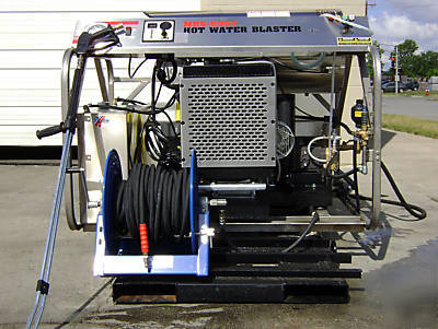 Diesel powered hot water pressure washer, steam