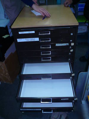 Flat filing cabinets* (2) great for warehouse or shop 