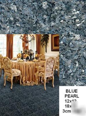 Granite marble kitchen floor tile - blue pearl