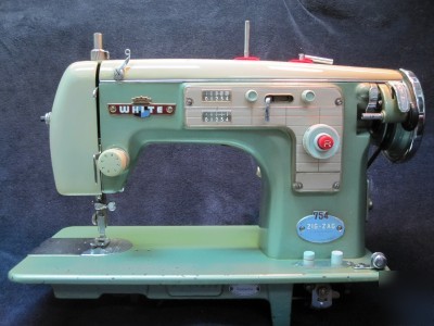Heavy duty white 754INDUSTRIAL strength sewing machine